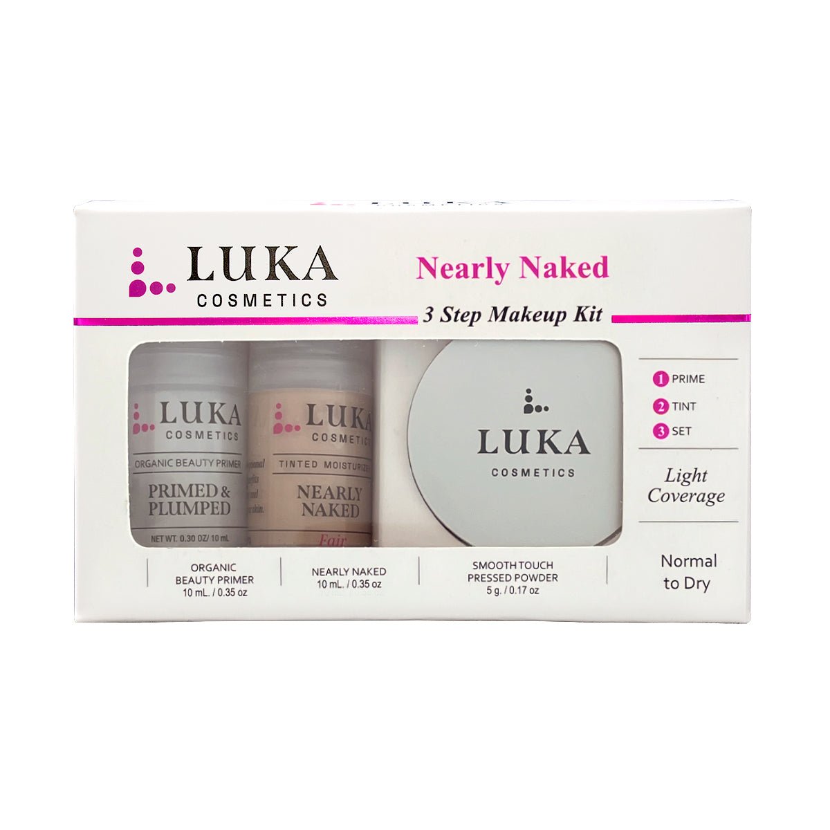 3 Steps to Flawless Makeup — Kit 1: Light Coverage - Luka Cosmetics