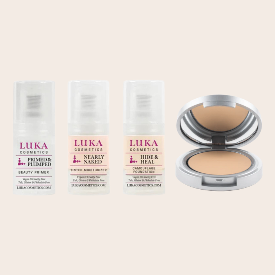 All About the Base Mini Foundation &amp; Primer Sample Set by Luka Cosmetics