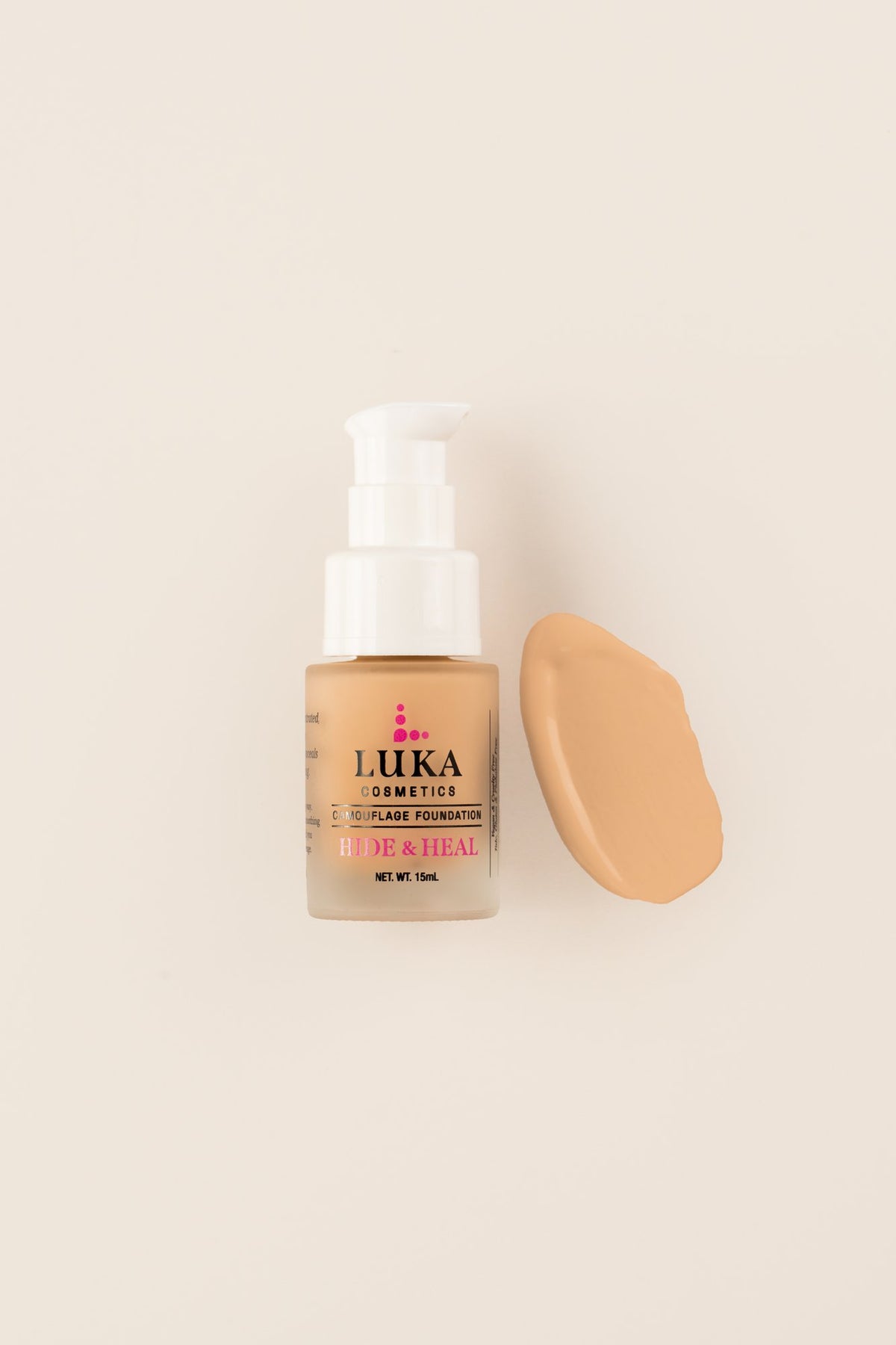 Hide &amp; Heal Beige flat lay