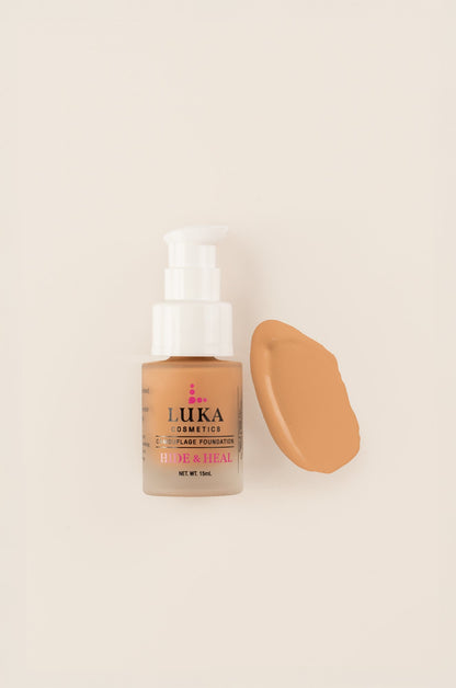 Hide &amp; Heal Medium Deep flat lay