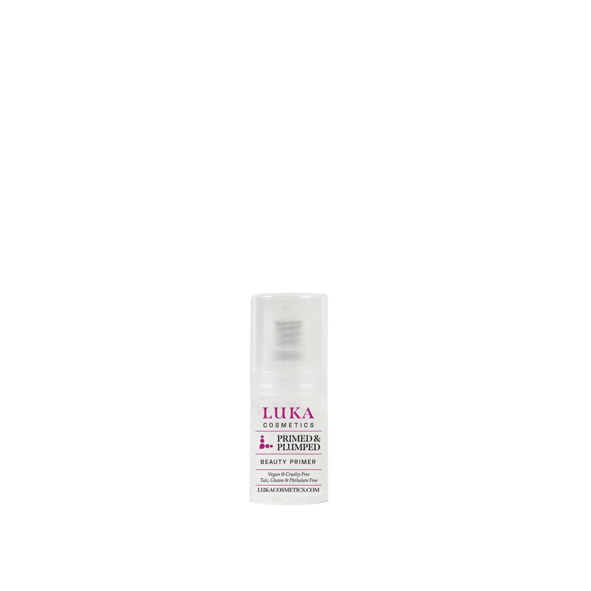 Mini Travel Size Organic Primed &amp; Plumped Face Primer - Luka Cosmetics